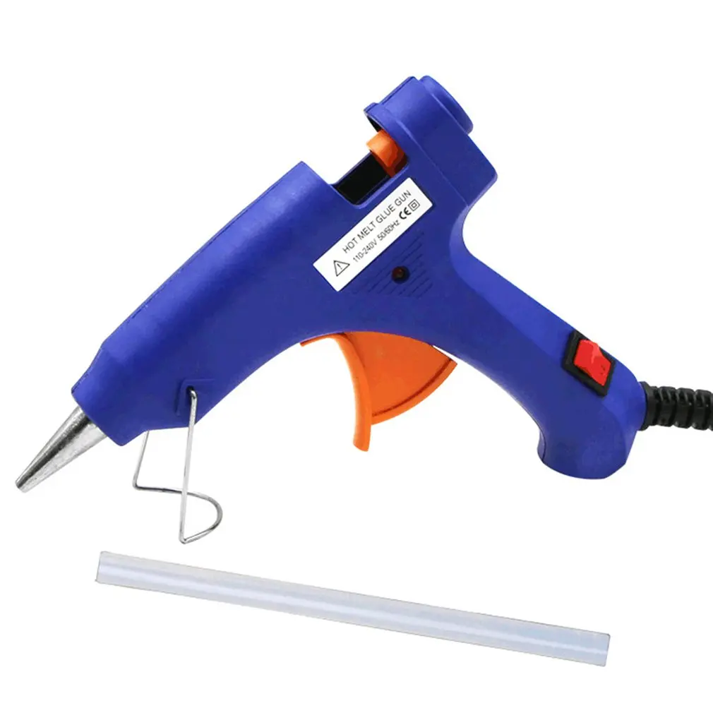 

20W Mini Hot Melt Glue Gun with 1pc Glue Sticks for DIY Handworking Craft Projects & Sealing and Quick Daily Repairs