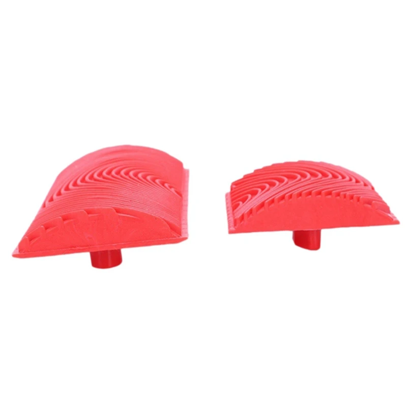

4 Pcs 3 Inch 6 Inch Imitation Wood Grain Paint Roller Brush Wall Painting Tool Sets Wall Texture Art Painting Tool Set