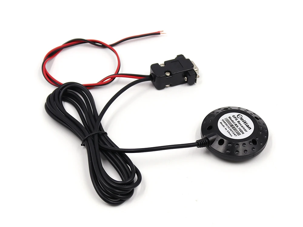 BEITIAN RS-232 5,0 V DB-9 женский+ Мощность кабель NMEA-0183 gps приемник 9600bps 1 Гц 2,0 м двусторонний скотч BS-70DN