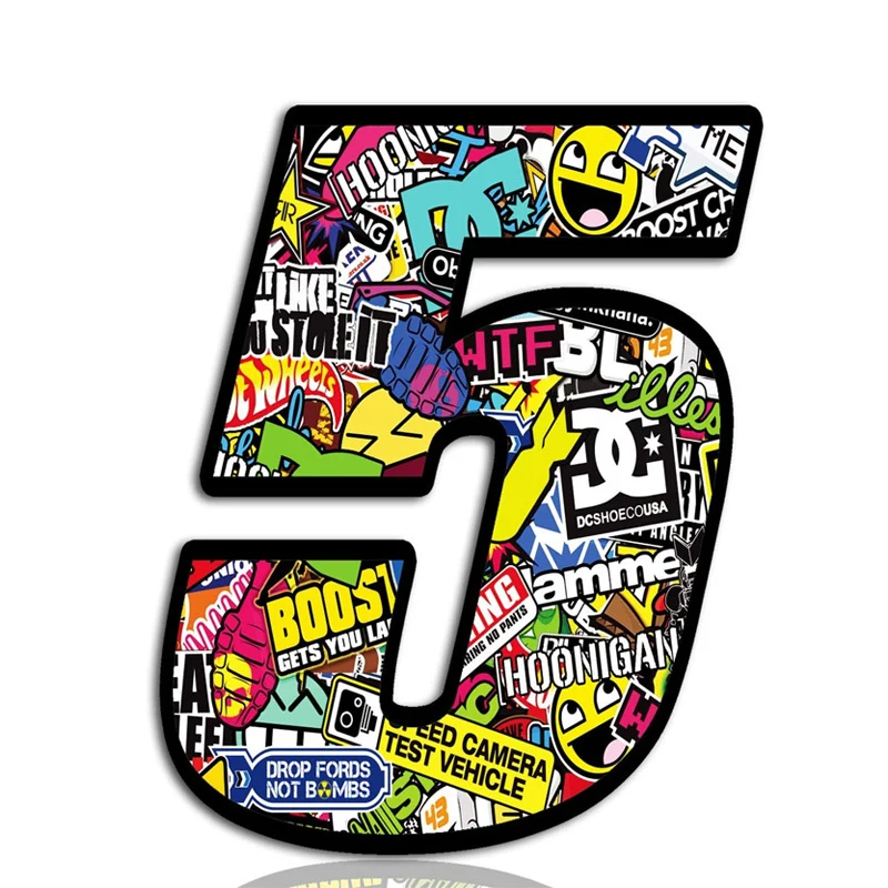 Изысканная наклейка из ПВХ в стиле панк с изображением черепа бомбы автомобиль