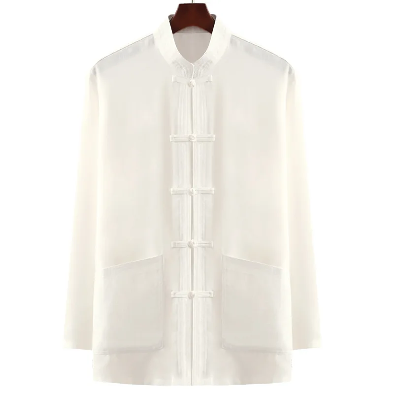 

Tang Suit 10colors Chinese Style Blouse Shirt Traditional Chinese Clothing Fo Rmen's Jacket Kung Fu Clothing Both Sides Party