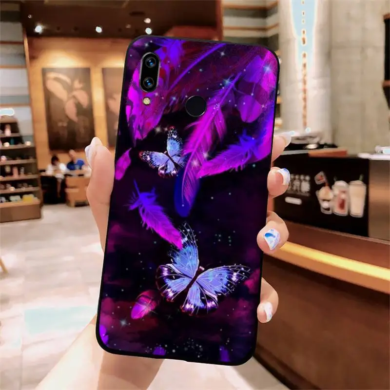 

Starry dream catcher butterfly Phone Case For Xiaomi Redmi note 7 8 9 t max3 s 10 pro lite funda cover coque shell