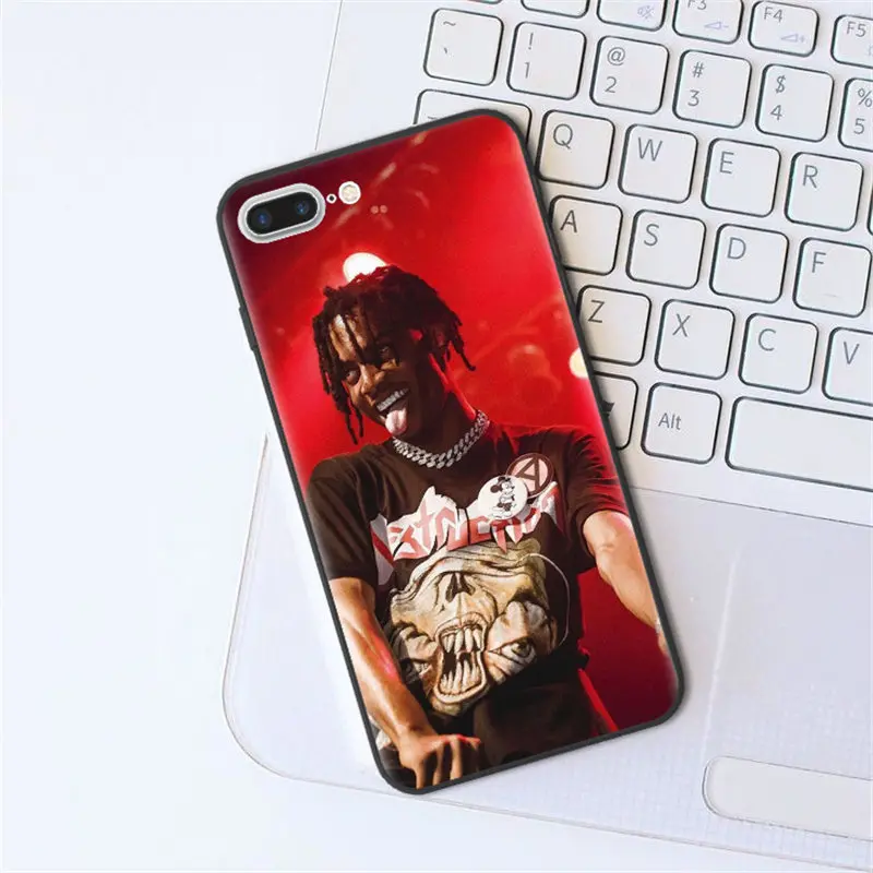 T6837 Rapper singer Playboi Carti Black Soft silicone TPU Phone Cases For iPhone X 5s 5 SE 6s 6 7 8 Plus XS Max XR Coque Back Cover - Цвет: T6837