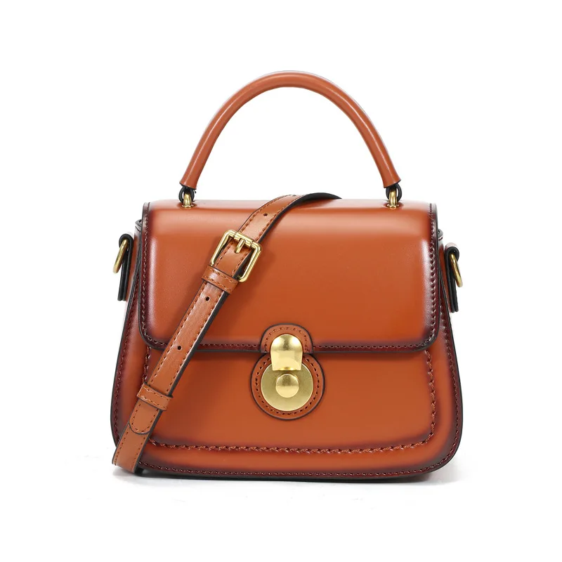 

New Luxury Designer Handbag Retro style Purses And Handbags Genuine Leather Cross Body Small Shoulder Bags for Women