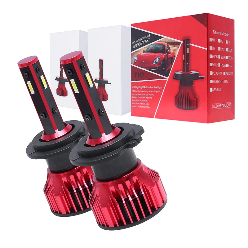 CarTnT мини CSP светодиодный H7 H4 H11 H1 H3 9005 HB3 9006 HB4 9007 Автомобильный светодиодный фары для авто 50 Вт 8000LM 6000 К авто светодиодный Canbus Светодиодные лампы 12V 24V