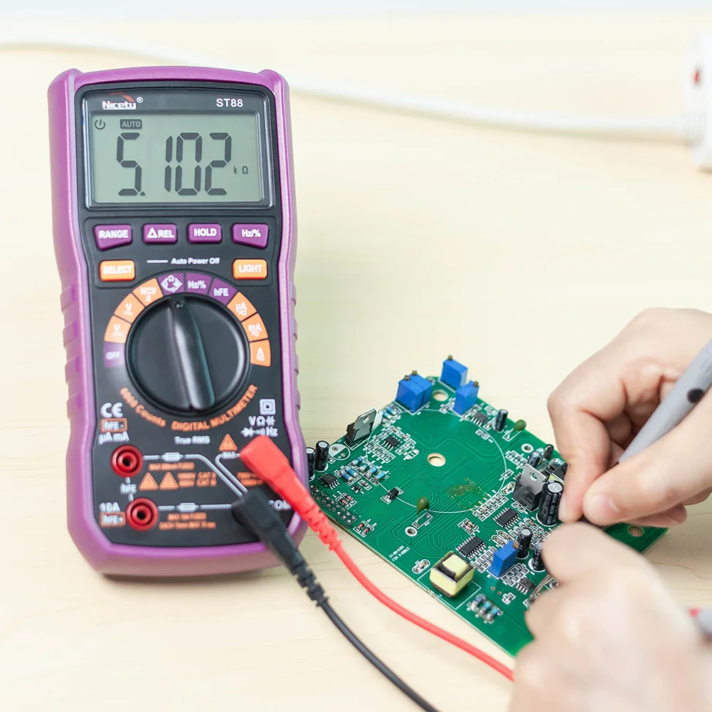 Цифровой мультиметр Nicetymeter ST88 6000 отсчетов DMM измеритель емкости и сопротивления 10
