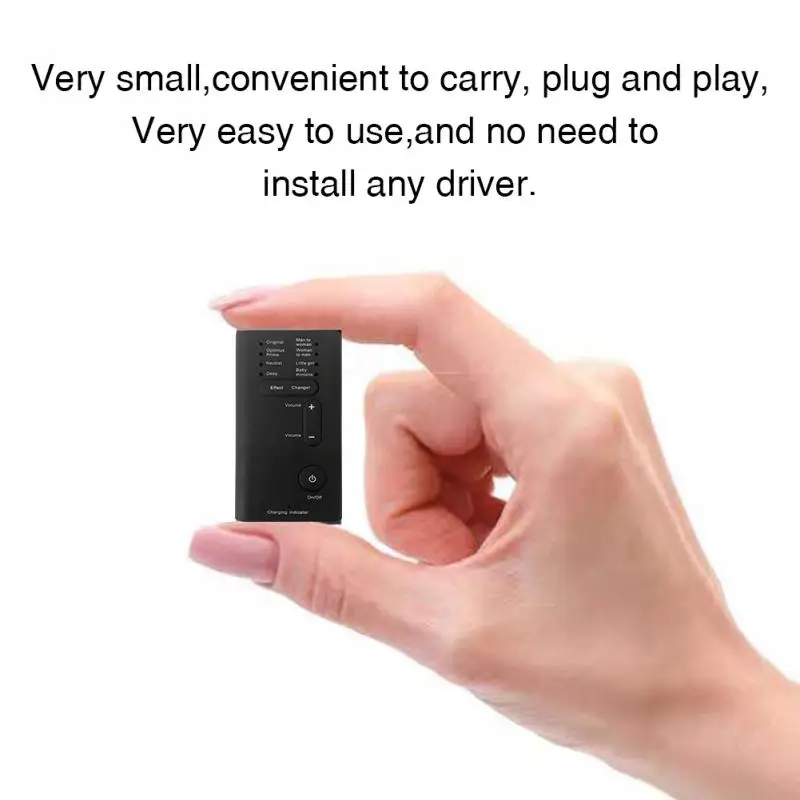 Портативный Аудио мобильный телефон устройство смены голоса караоке внешний