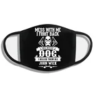 Мужская маска нового бренда не беспорядок с моей собакой Джон фитиль 100% хлопок