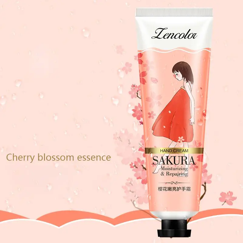 Ромашка Сакура увлажняющий антисушивающий крем для рук уход отшелушивающий