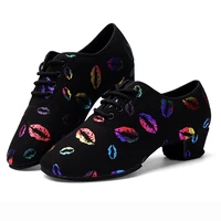 ushine bd 47 new color lips sneakers teacher training shoes ballroom latin fitness ballet dance shoes woman