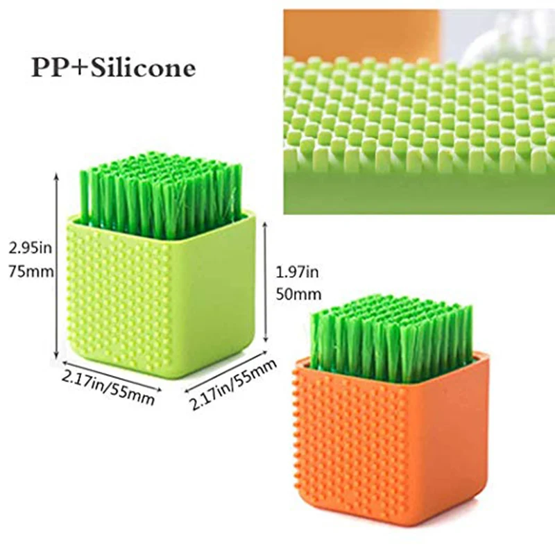 Силиконовая щетка для стирки домашний скраб двойного назначения одежды нижнего