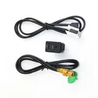Автомобильный AUX-адаптер RCD510 RNS310 с usb-переключателем, аксессуары для проводов для Passat B6 B7 Tiguan CC 3CD035249A 3CD 035 249 A