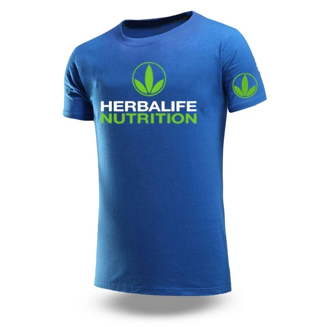 Футболка Herbalife Nutrition мужская с коротким рукавом Модная хлопковая рубашка