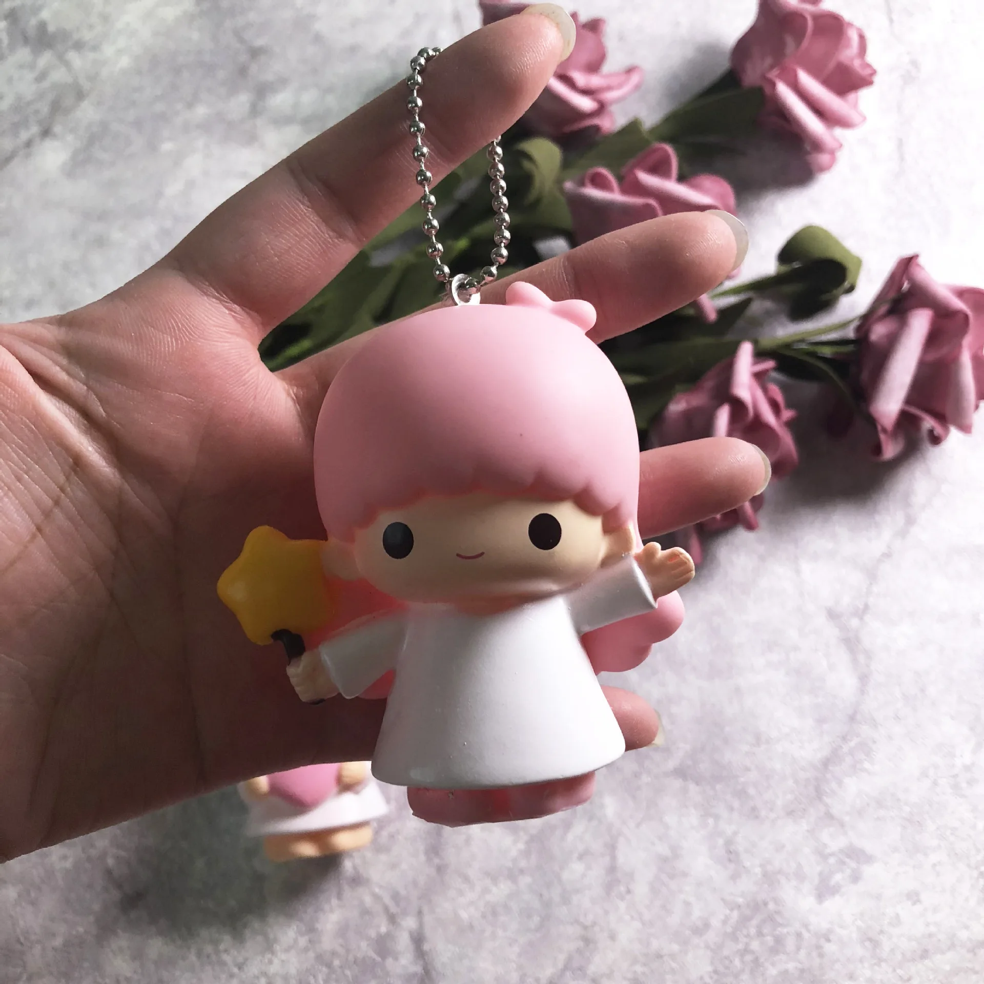 Ins super fire креативная маленькая свежая пара Ангел кукла брелок сумка Подвеска