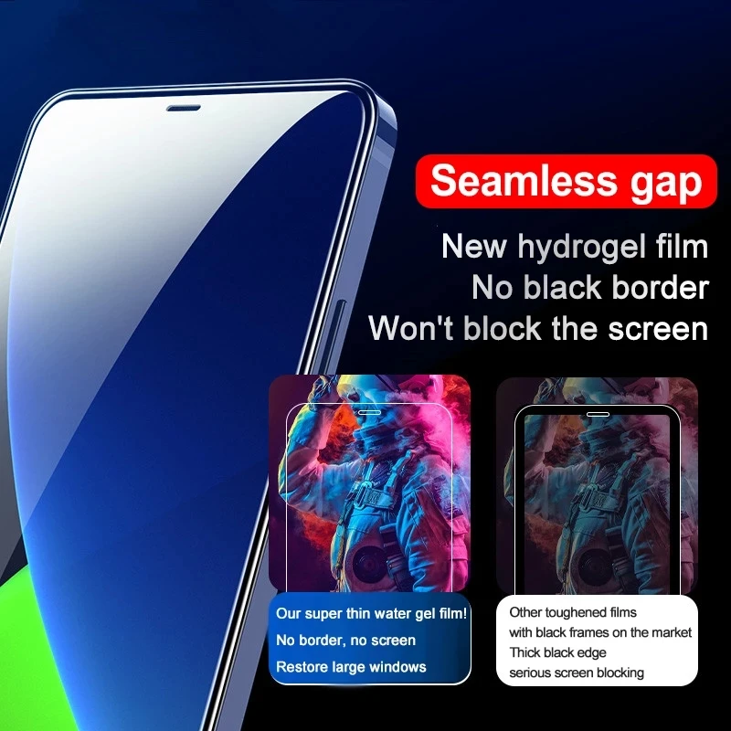 Full Cover Hydrogel Film For iPhone 12 Pro Max 13 11 XS XR X Mini Screen Protector On iPhone 11Pro Max 6 6S 7 8 Plus Accessories