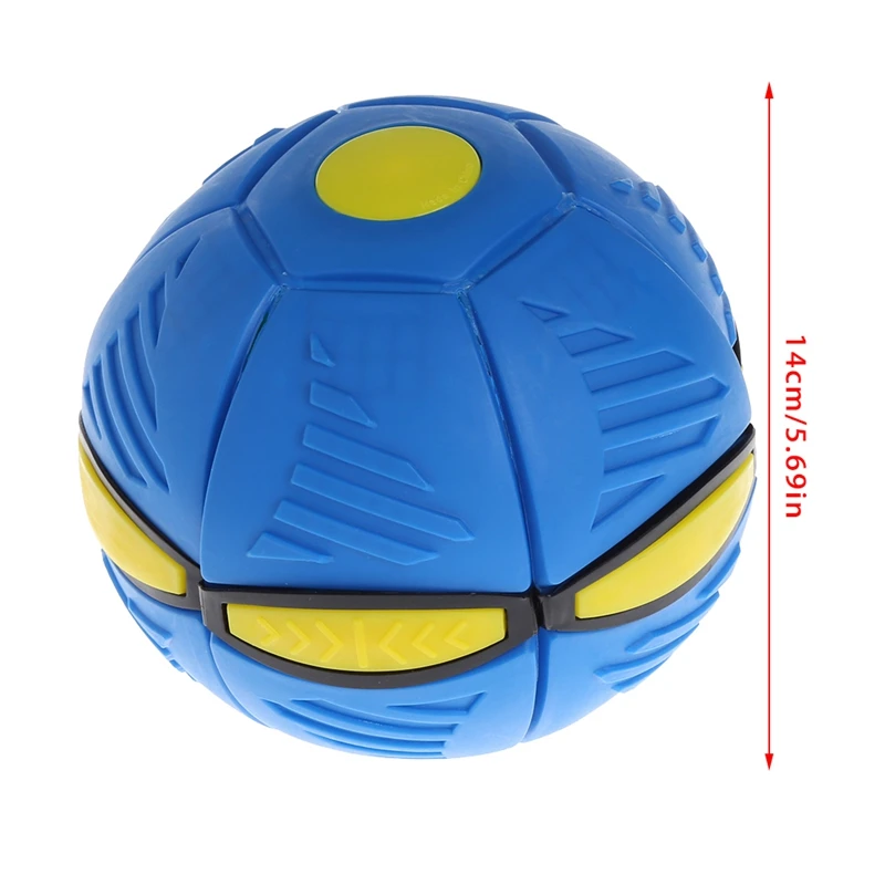 

Flying Flat Ball Throw Disco Ball Toy Kid Outdoor Garden Basketball Game Decompression Ball Flat Ball Beach Garden Toy With LED