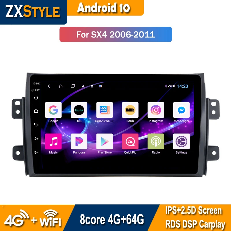 

Car Android 10 Multimedia Navigation For Suzuki SX4 2006 2007 2008 2009 2010 2011 2012 2013 Intelligent System