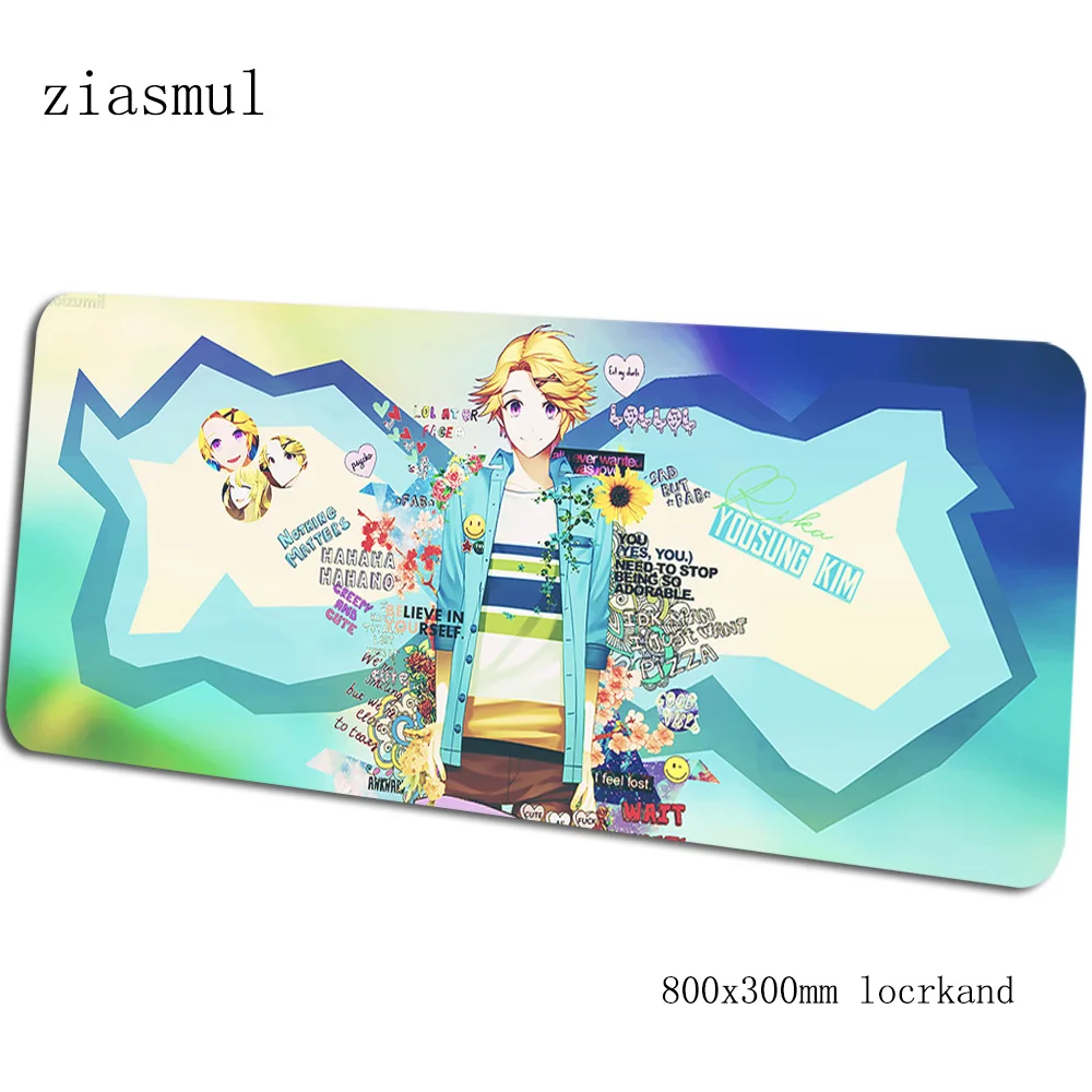 Mystic messenger padmouse 80x30 см игровой коврик для мыши игровой HD Коврик для мыши с принтом геймерский компьютерный стол дешевый коврик notbook mousemat pc - Цвет: pattern 1