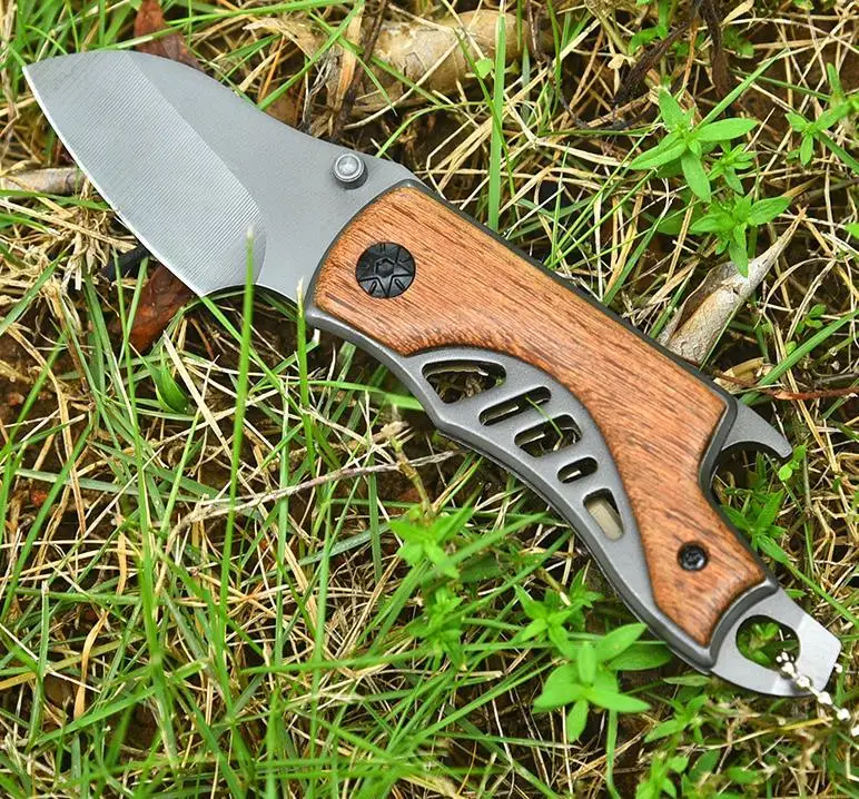

2021 HW258 Multi-function Folding Knife Outdoor Mini knives Field Survival Saber Tools High Hardness Protection Equipment