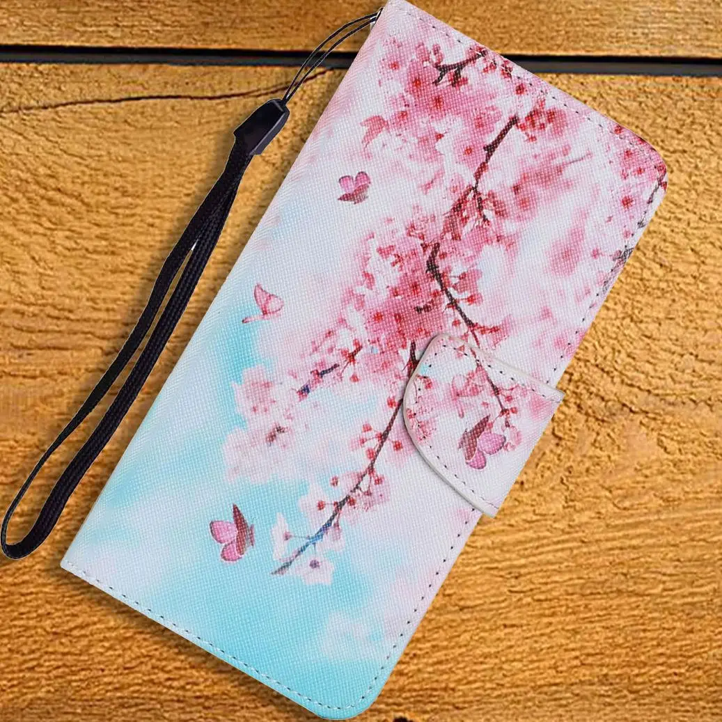 

Girls Cute Flip Phone Wallet For Case Samsung Galaxy M11 A11 M31 M31S S10E S10 Plus S20 FE S30 Note 20 Ultra Flower Cover D20F