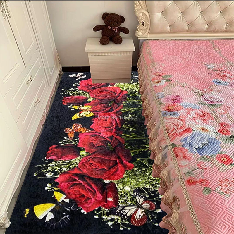 Prezzo Golden Diamond Velvet Comodino Tappeto Tappetino Soggiorno Coperta Tavolino Coperta Bay Window Mat Può Essere Personalizzato