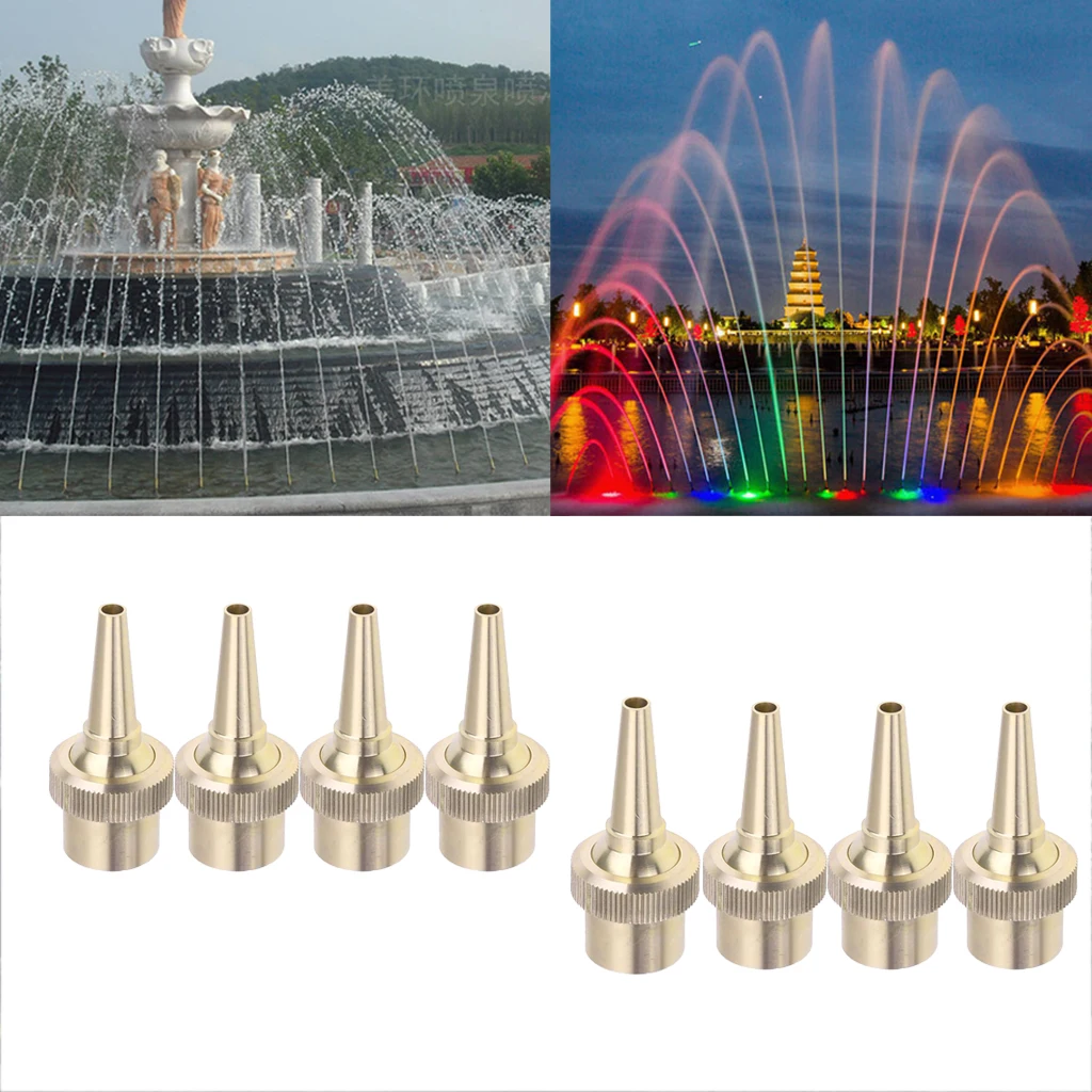 

Fountain Nozzle Sprinkler Water Spray Head Straight Shape Brass