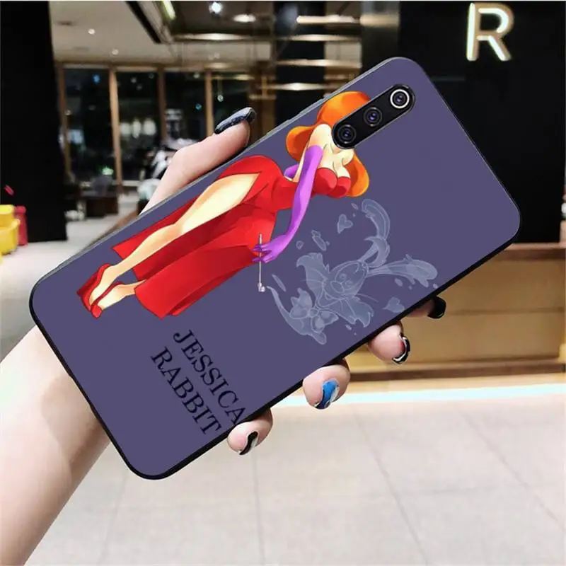 

HUAGETOP Beautiful Jessica Rabbit black Phone Case Hull for Xiaomi Mi10 10Pro 10 lite Mi9 9SE 8SE Pocophone F1 Mi8 Lite