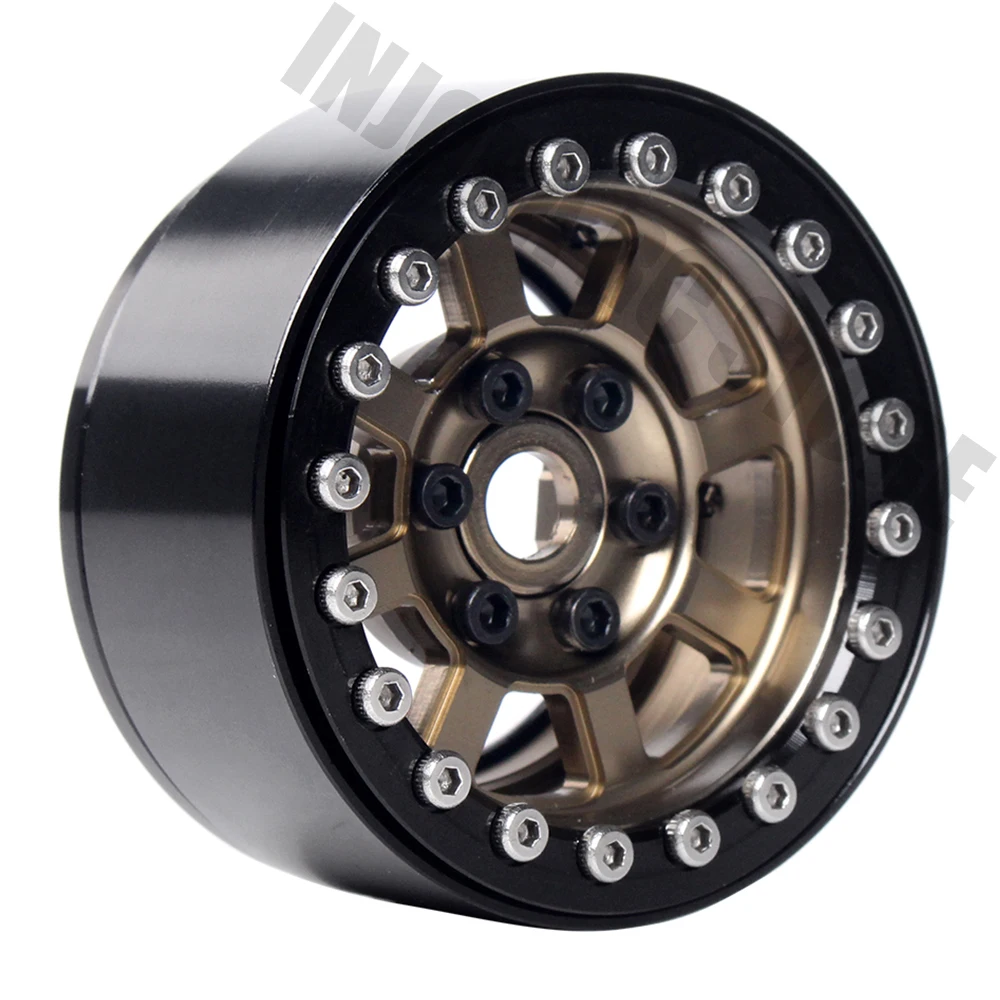 Металлический гусеничный обод колеса 1 9 дюйма RC BEADLOCK для осевого SCX10 90046 AXI03007 D90 1/10