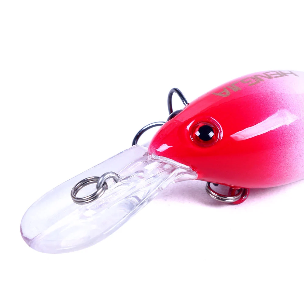 HENGJIA 1 шт. 8 см 8g искусственный воблер (Wobbler) дребезжащий Crankbait среднего Дайвинг