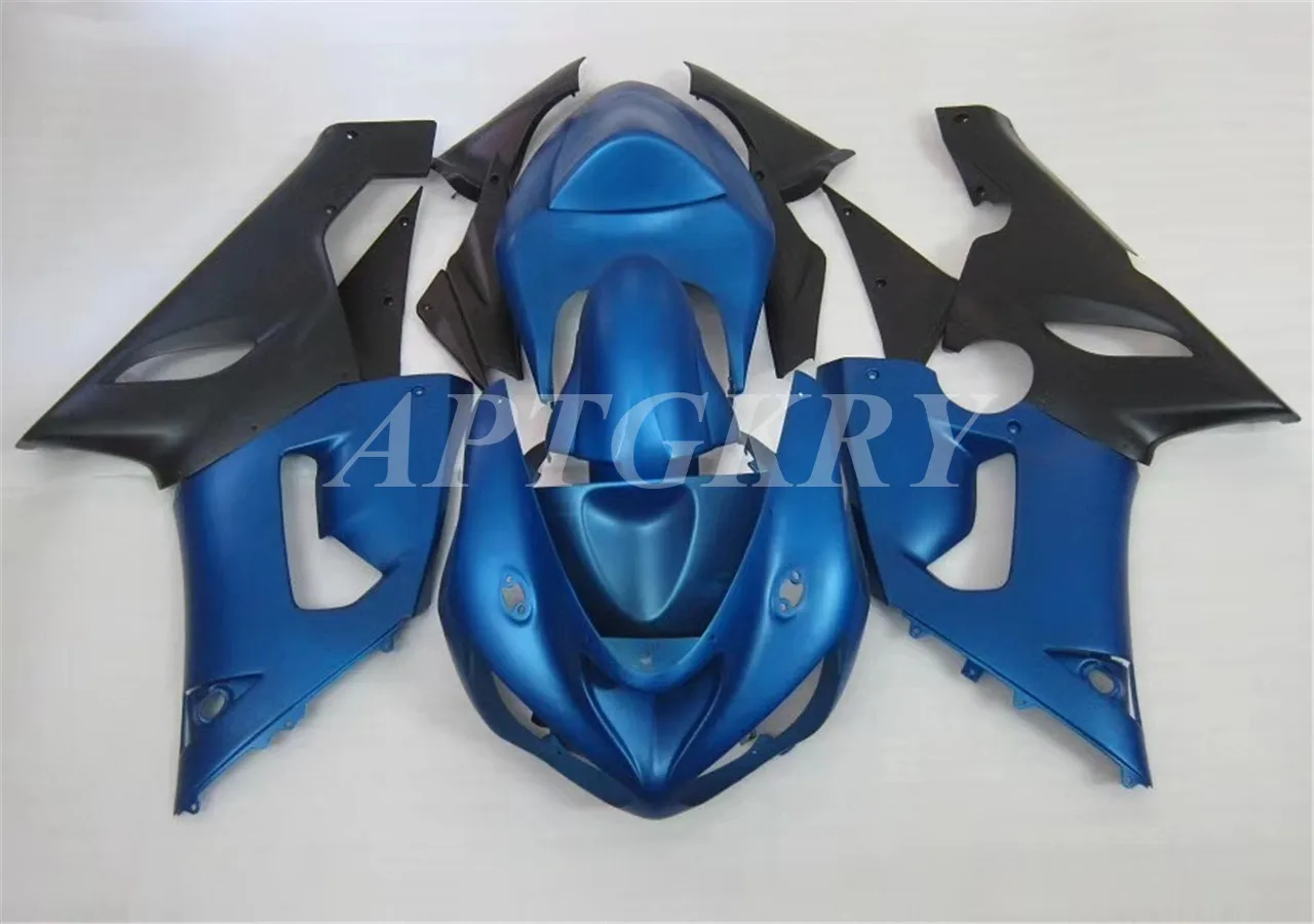 

New ABS Motorcycle Fairing kit Fit For Kawasaki Ninja ZX6R 636 ZX-6R 2005 2006 05 06 Bodywork Set Custom Blue Black