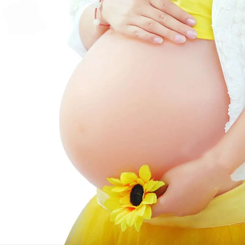 Искусственный силиконовый искусственный живот среднего размера 4 5 месяцев