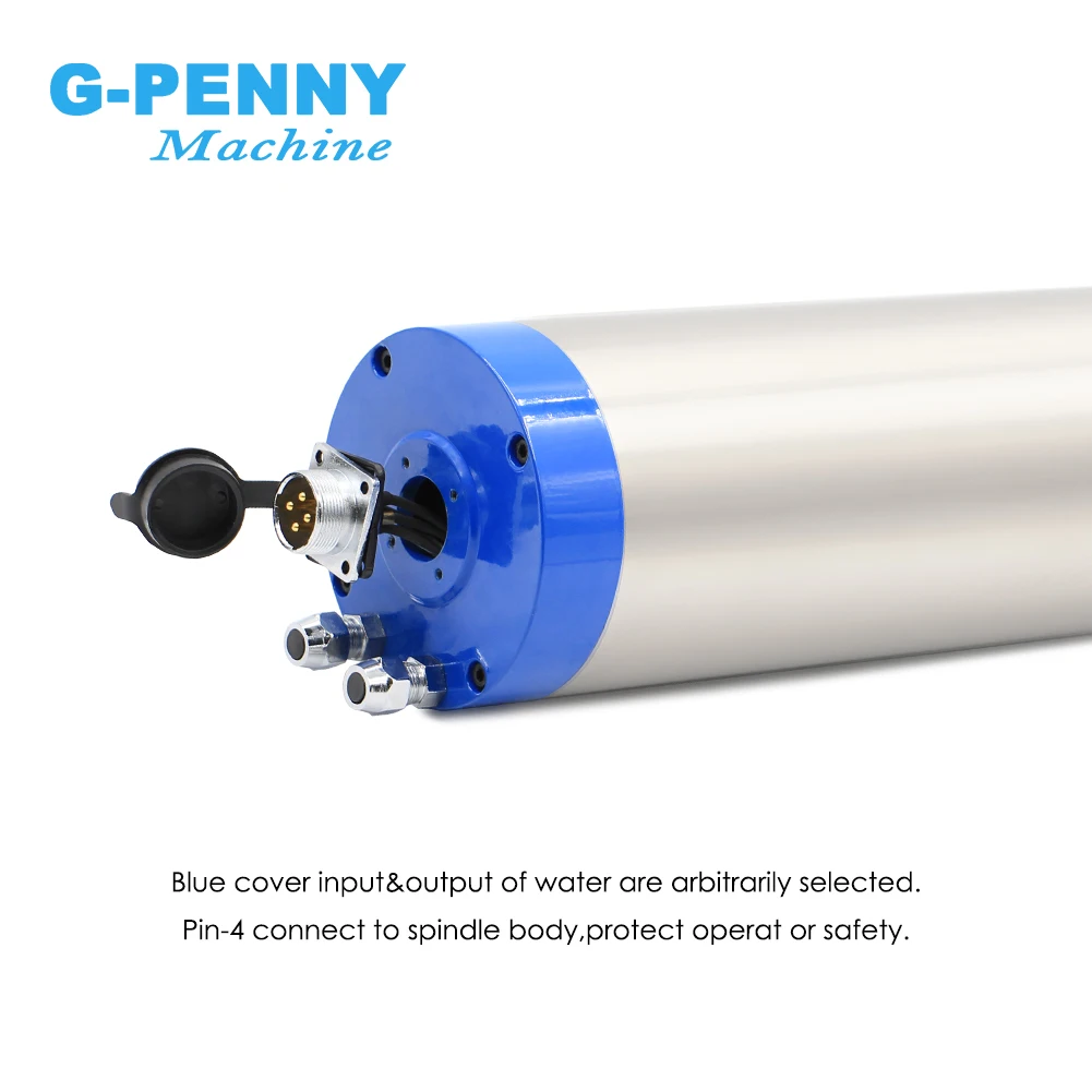 Шпиндель с водяным охлаждением 24000 кВт ER20 4 шт. подшипников 400 об/мин 100 Гц диаметр =