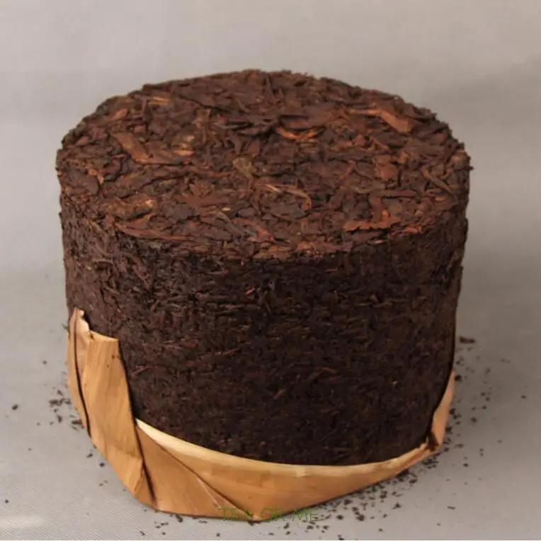 T&eacute; pu'er m&aacute;s antiguo de 3kg hecho en 2005 Meng Hai t&eacute; adulto ancestro antiguo miel dulce opaco-rojo &aacute;rbol antiguo t&eacute; Pu'er-1
