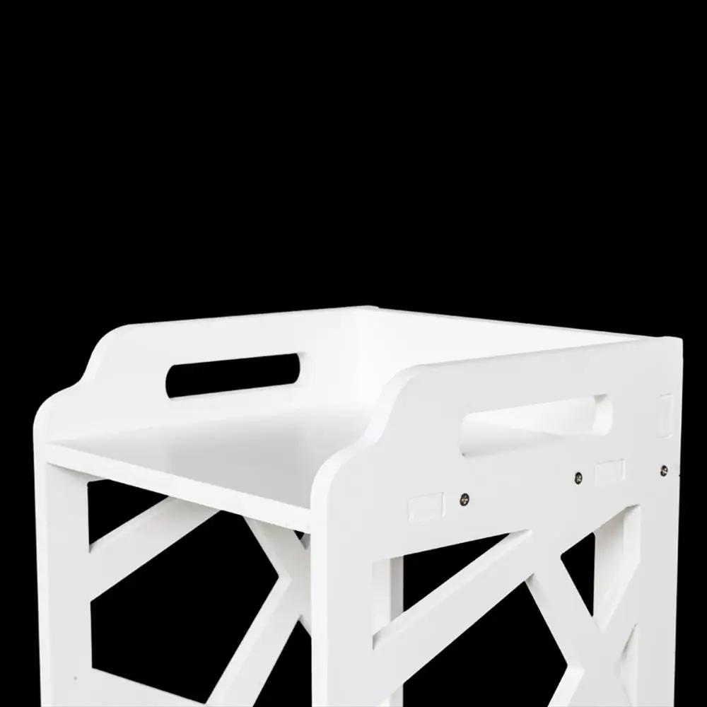 

3-tier Bathroom Kitchen Floor Standing Bathroom Storage Cabinet Washbasin Shower Corner Shelf Toilet Furniture Cupboard