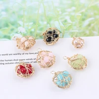 hand made earrings accessories wire wound pearl crystal ball for diy necklaces earrings accessories jewelry and hardware