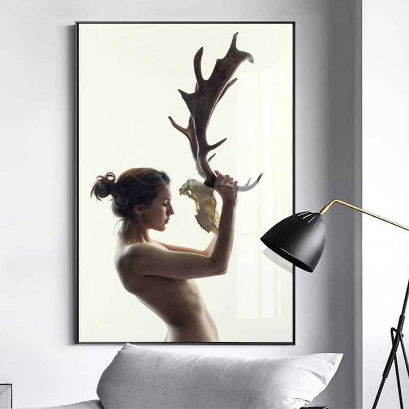 RELIABLI в виде оленьих рогов и плакаты для девочек принтом телесного цвета Для