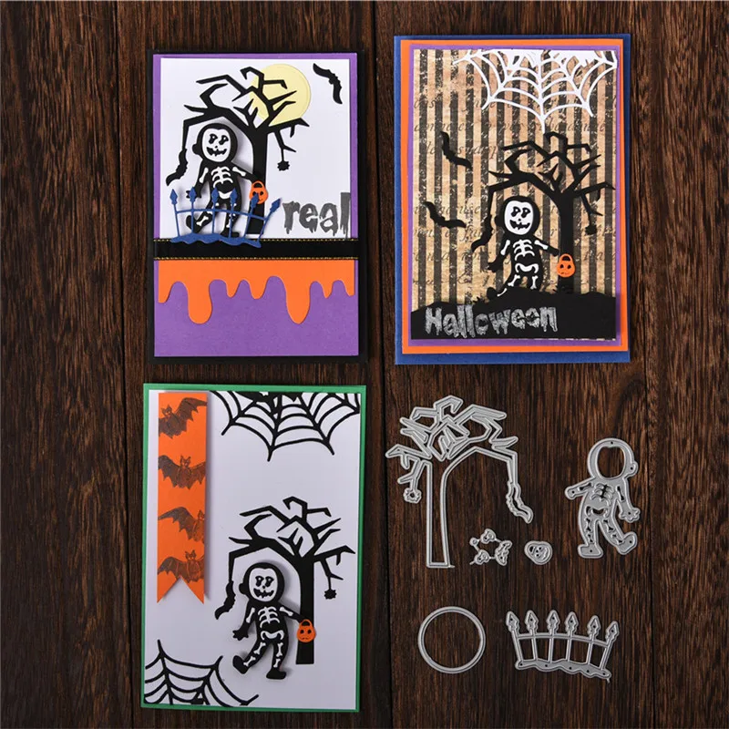 Eastshape Декорации для Хэллоуина штампы ограждения резки металла скрапбукинга