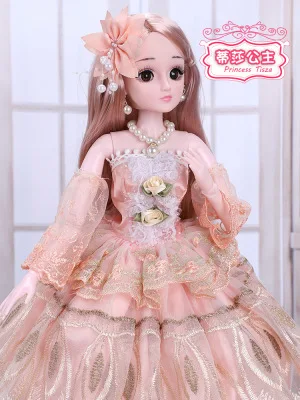 as picture 60 см, 1/3 BJD, кукла с принцессой, аксессуары для одежды, 20 подвижных шарнирных кукол, свадебное платье, игрушки для девочек, подарок AT35 - Цвет: as picture