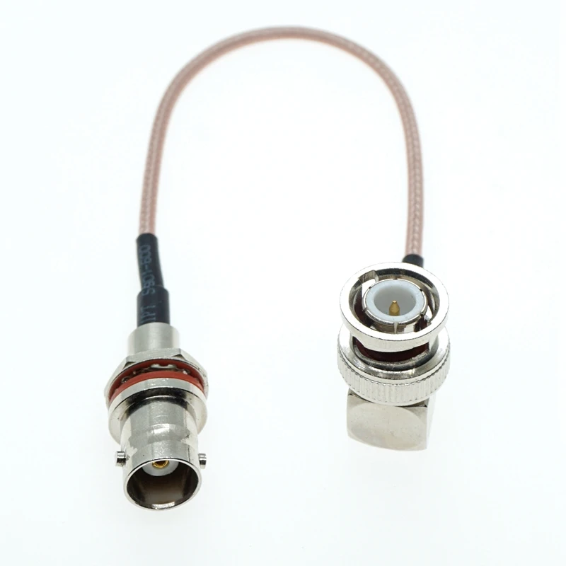 

Коннектор BNC «папа» под прямым углом к разъему «мама» BNC перегородка Перемычка RF RG316 кабель S