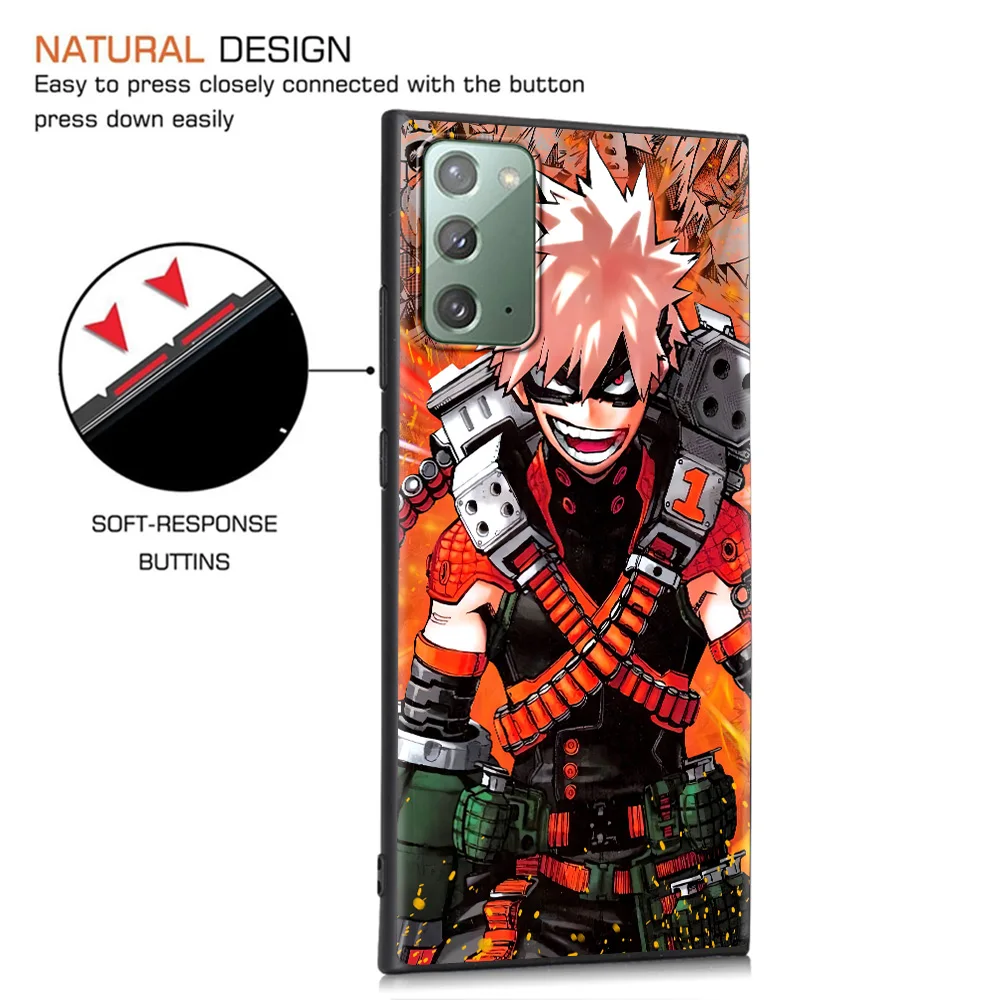 

Phone Case For Samsung Galaxy Note 20 10 Plus Lite Ultra Soft shell for SAMSUNG GALAXY 9 8 Silicon TPU My Hero Academia