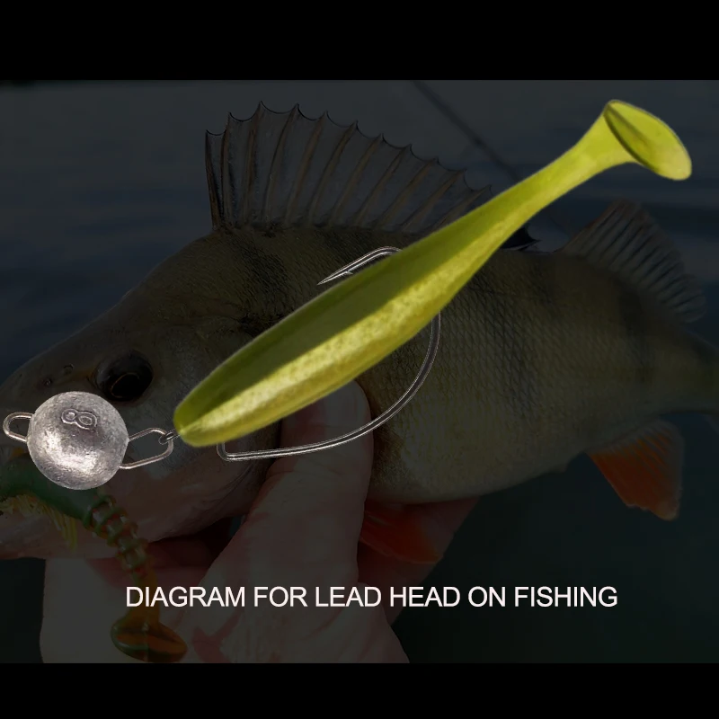 Esfishing Head 4g 6g 8g 10g грузило головная Мягкая приманка крючок Cheburashka Texas рыболовные