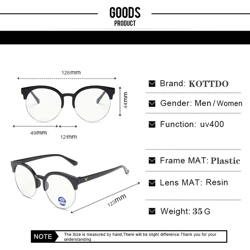 

Blue Light Blocking Glasses Kids Big Round Anti Blue Ray Computer Glasses For Boy And Girl