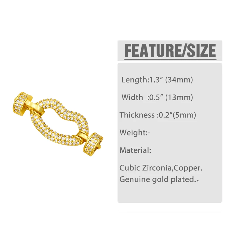 OCESRIO латунь CZ звезда браслет соединитель Подвески для изготовления ювелирных