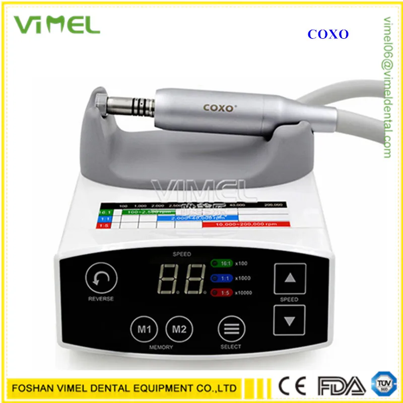 COXO Стоматологический Электрический микромотор бесщеточный мини микро мотор