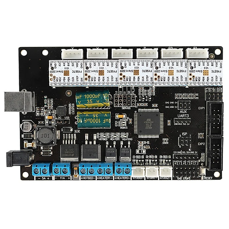 Аксессуары для 3D-принтера материнская плата Trigorilla + Tmc2209 Mega2560 Ramps1.4 обновление Reprap