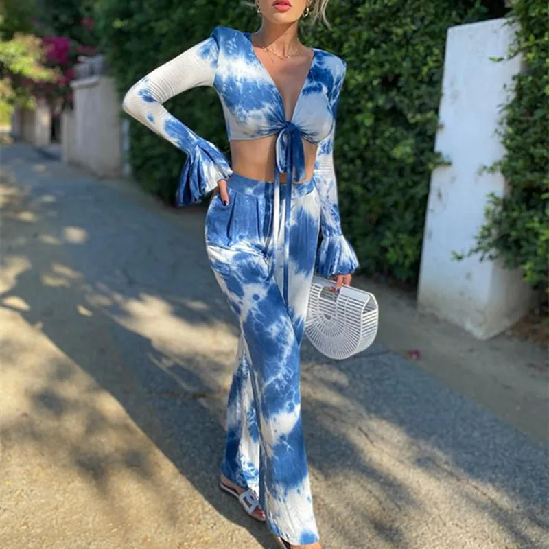 Новинка 2020 Модный женский сексуальный костюм из двух предметов с галстуком