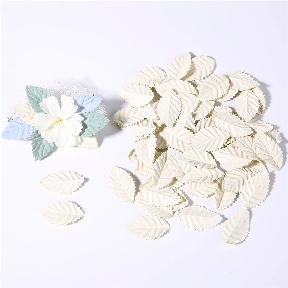 50/100Pcs Gefälschte Baum Blatt Mini Künstliche Blätter Für Hochzeit Hause Dekorationen DIY Handgemachte Kranz Scrapbooking Handwerk Zubehör – Detail 4