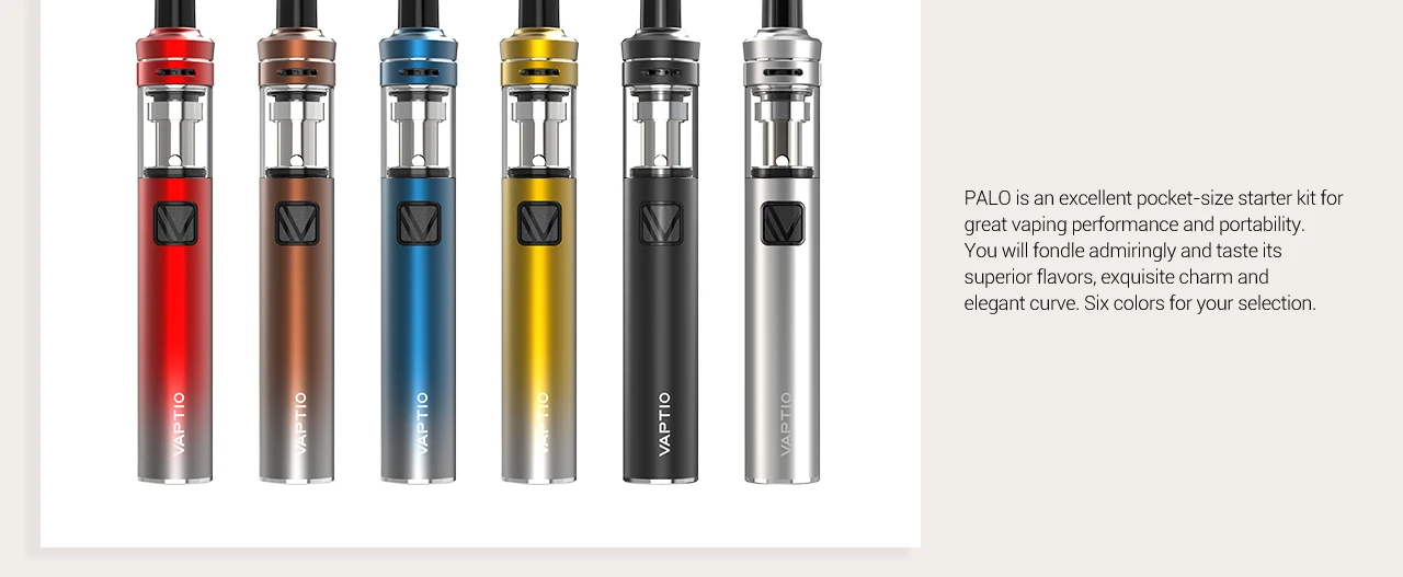 【Рождественская Подарочная коробка 】 【отправить Новогодний подарок 】vaptio PALO Kit Vape ручка с аккумулятором 1500 мАч электронная сигарета испаритель