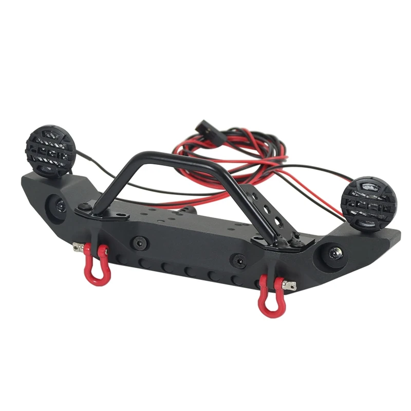 

Metal Bumper with Led Lights for 1/10 RC Crawler Axial SCX10 90046 SCX10 III AXI03007 TRAXXAS TRX4