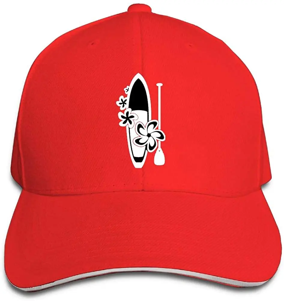 

Flowers Paddle Surf Board Unisex Trucker Hats Dad Baseball Hats Driver Cap